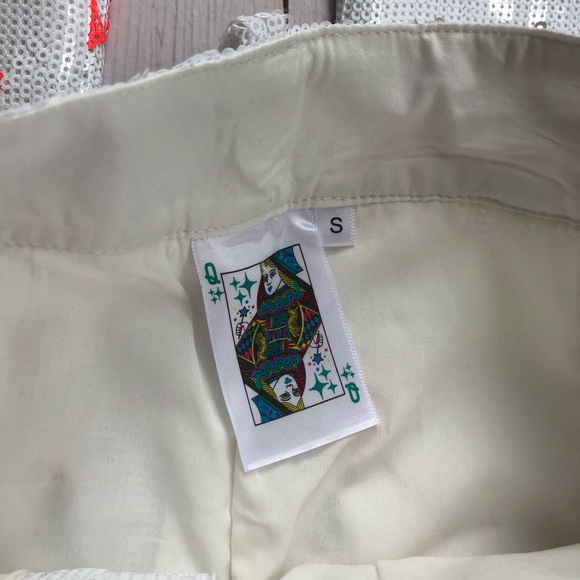 Sold Out Queen Of Sparkles Sequin Face Pants - Picture 7 of 10